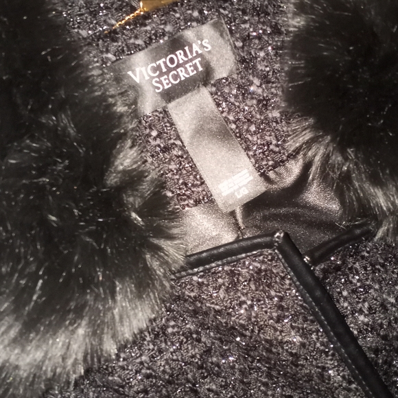 Stunning Black Victoria Secret Coat - Picture 3 of 7